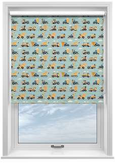 Construction Crew, Digger - Twist&Fit Roller Blind